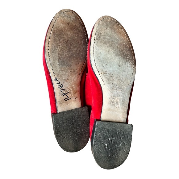 Zero + Maria Cornejo (RARE) Red Suede Loafers - Picture 8 of 9